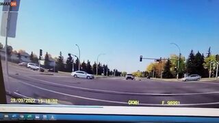 90-year-old Woman Speeds Through Red Light