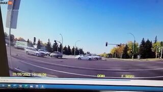 90-year-old Woman Speeds Through Red Light