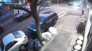 A Car Deliberately Hits A Muslim Man 