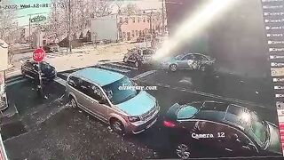 A Car Thief Destroyed Several Vehicles In A Stolen Jeep, Including One