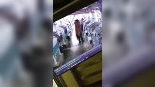 A Factory Worker Is Sucked Into A Machine. Pakistan 