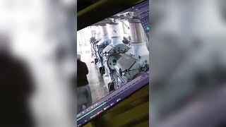 A Factory Worker Is Sucked Into A Machine. Pakistan 