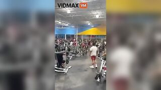 Two Dicks Fight Everywhere And The Gym Turns Into The UFC Octagon