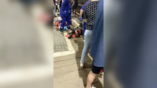 A Man Lost His Leg After Falling On The Subway Tracks. Russia, Male