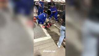 A Man Lost His Leg After Falling On The Subway Tracks. Russia, Male