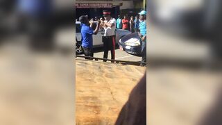 Police Shoot Driver In Protest