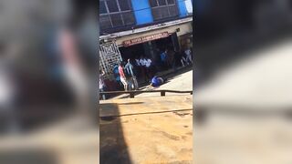 Police Shoot Driver In Protest