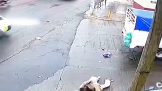 A Truck Hit A Pedestrian. Brazil 