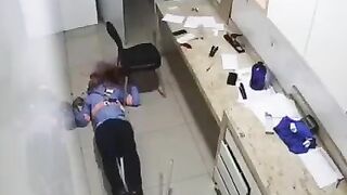 A Woman Didn't Like Blood And Left The Room When Her Co-worker Did
