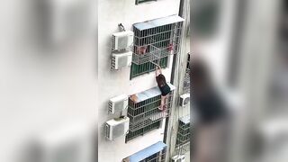 Woman Survives Fall From Fifth Floor 
