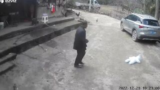 A Woman Throws Her Baby In The Street And Walks Away 