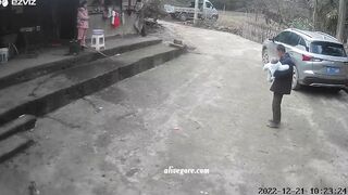 A Woman Throws Her Baby In The Street And Walks Away 