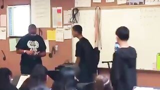 An Argument Between A Student And A Teacher Turns Into A Brawl