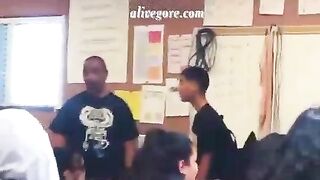 An Argument Between A Student And A Teacher Turns Into A Brawl