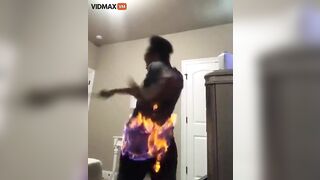 Trying To Go Viral Results In Roasted Butt - Video -