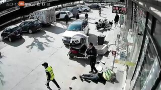 Another Day, Another Rolling Truck Tire Crushes And Kills A Chinese Man