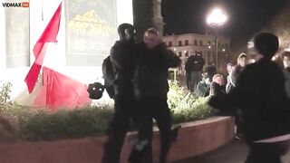 Antifa Member Gets Into An Argument With Another Antifa Member Over Who Rapi Is