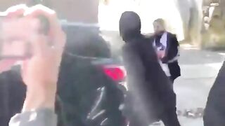 Antifa And His Dog Insi Attack Man's Car