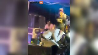 Arab Singer Hit By Drone While Filming Concert - V