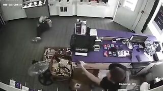 Armed Robber Attempts To Rob A Store And Ends Up Firing 18 Shots