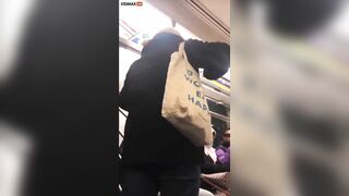 Asian Karen Lets Loose On The Train And Calls People Random N