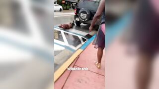 Woman Pushes Unstable Man Into Traffic After Attempted Murder