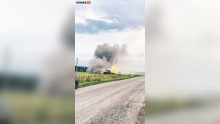 BM-21 Launch From Ukraine – Video – VidMax.com