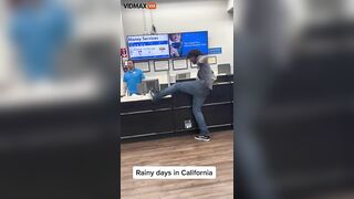 The Black Guy Lost His Mind, Destroyed The Register And Started Approx.