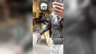 Black Man Yells At Asian Woman, Calls Her An Ugly Monkey Whip