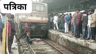 Man Blindfolded And Jumped Onto The Tracks As Train Approached