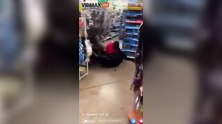 Dollar Tree Brawl Turns Into Wrecking Ball - Video - VidM