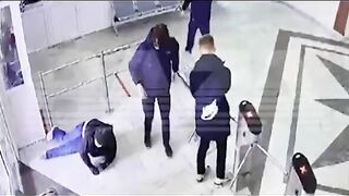 Horrifying School Shooting In Russia Captured On CCTV Video.