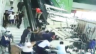 The Ceiling Collapses When People Fall