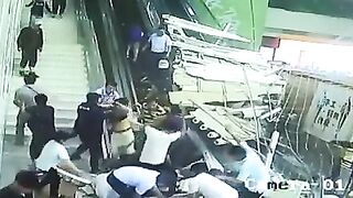 The Ceiling Collapses When People Fall