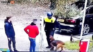 Cop Who Insulted Anti-maskers In Park Attacked By His K9, P