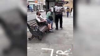 Creepy Guy Shakes His Butt In Front Of Asian Men In New York