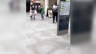 Creepy Guy Shakes His Butt In Front Of Asian Men In New York