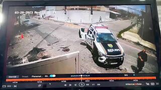 Criminal On The Run From Police Suffers Brutal Accident