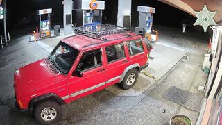 Criminals Try To Use Stolen Cars To Rob Gas Station ATMs