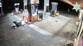 Criminals Try To Use Stolen Cars To Rob Gas Station ATMs