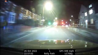 Dashcam Footage Shows Three Drivers Involved In Moped Accident