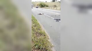 Motorcyclist Dies After Legs Are Chopped Off On Road, Uncensored