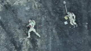 Death In The Air - Russian Drone Drops Grenade Directly On A