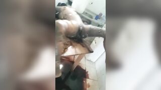 Disgusting, Rotten, Naked Woman Found With Knife In Pus