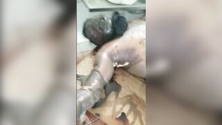 Disgusting, Rotten, Naked Woman Found With Knife In Pus