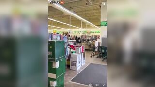 Dollar Tree Fight Ends With Loud Noise