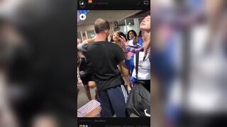 Argument Between Female Passengers Ended With One Woman Getting