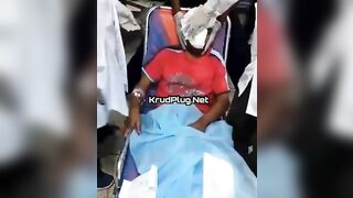 Doctor Pulls A Knife From A Man's Eye Socket