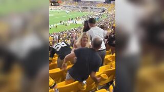 Drunk Woman Punches Man In Face, Her Husband At Steelers Game