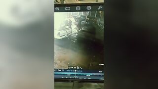 Guy Was Electrocuted While Washing His Car. Libya 